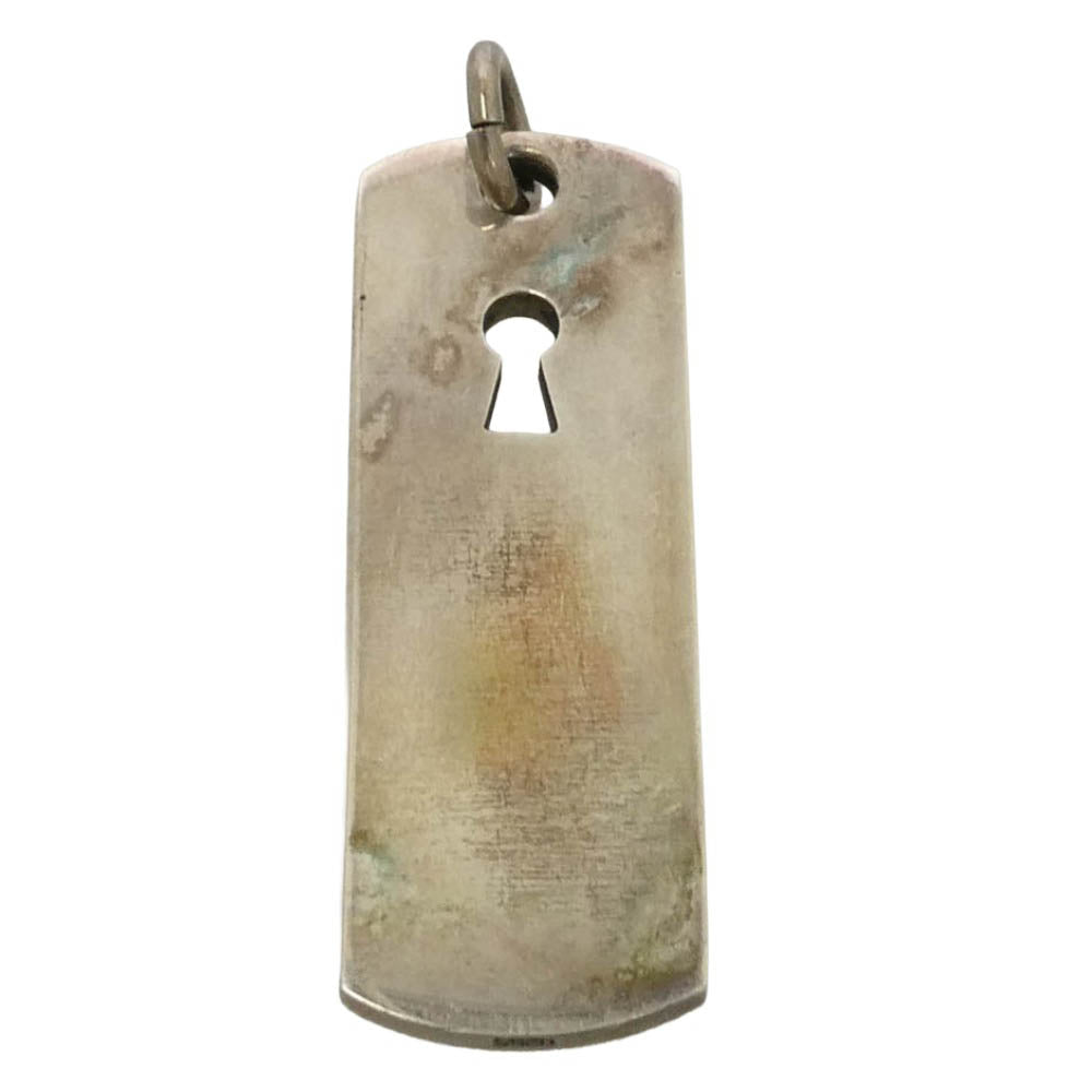 PATRICK COX パトリックコックス フレア 鍵穴 ドッグタグ ペンダントトップ シルバー系【中古】