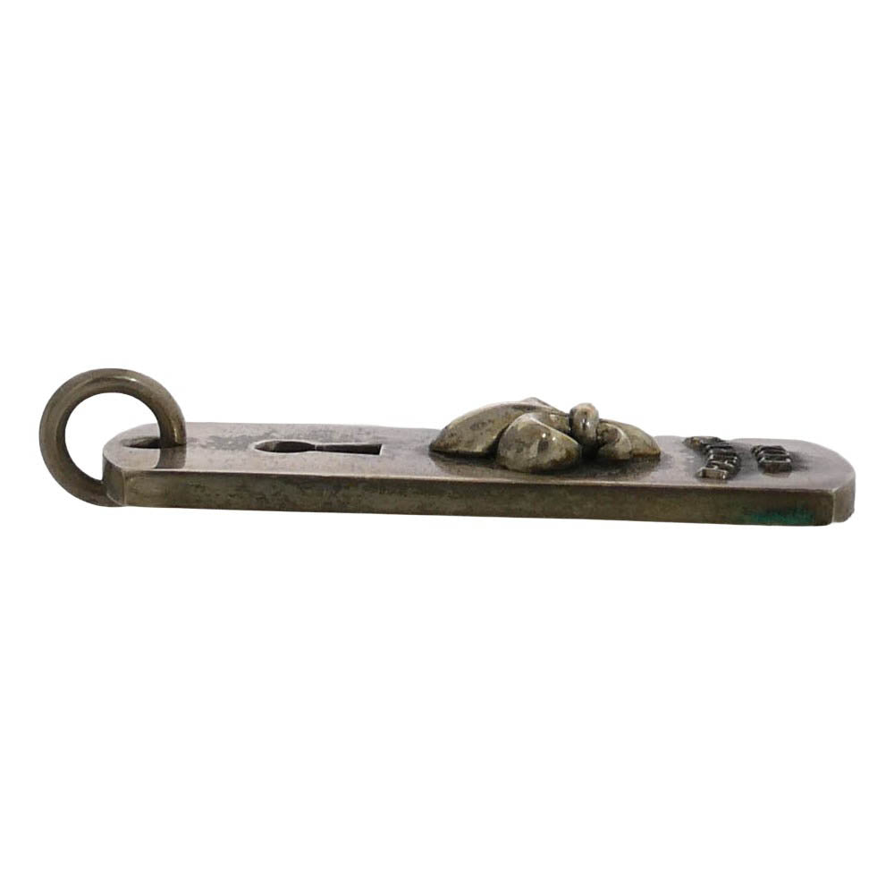 PATRICK COX パトリックコックス フレア 鍵穴 ドッグタグ ペンダントトップ シルバー系【中古】