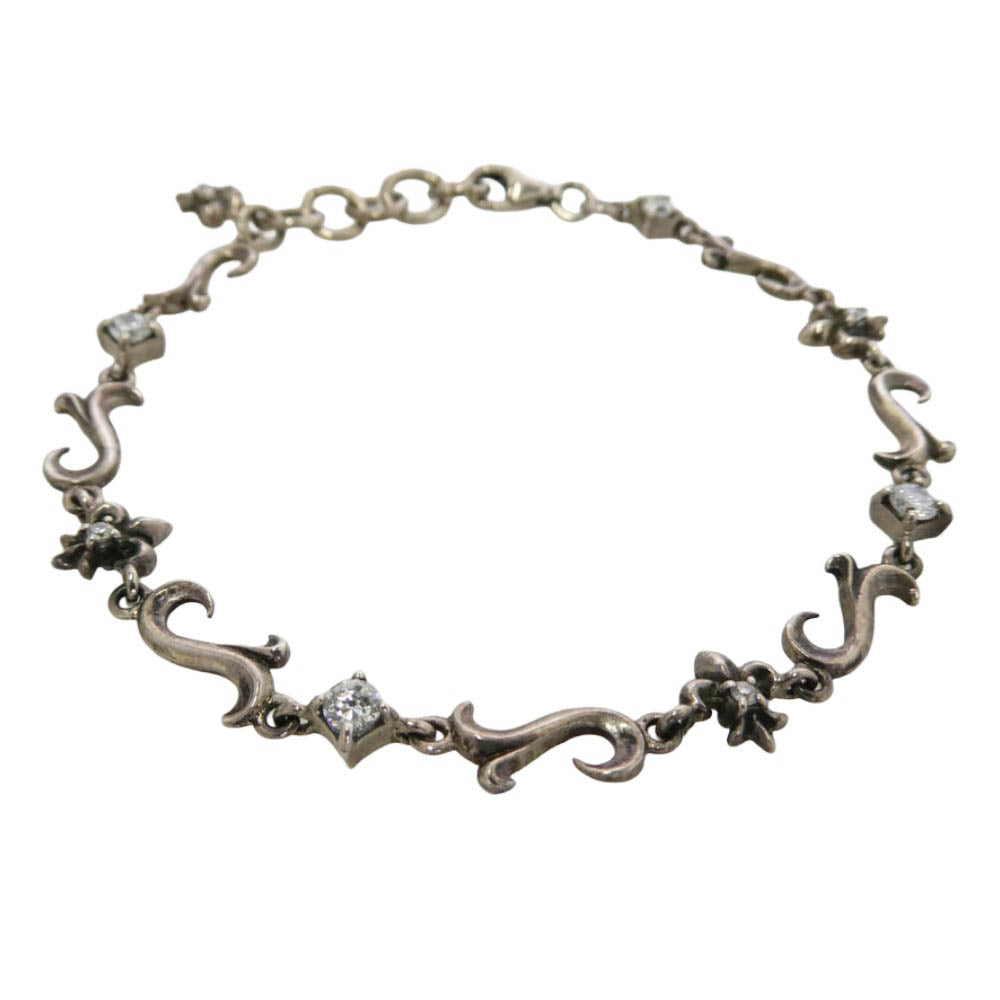 PATRICK COX パトリックコックス フレア ストーン ブレスレット シルバー系【中古】
