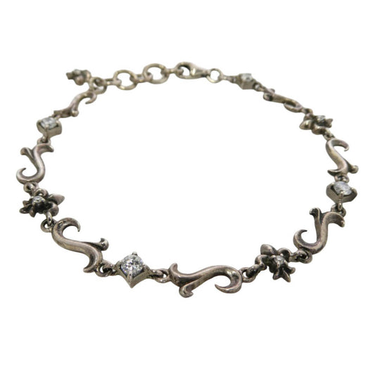 PATRICK COX パトリックコックス フレア ストーン ブレスレット シルバー系【中古】
