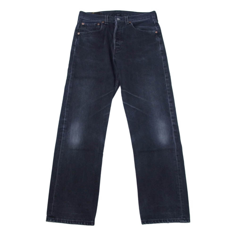 Levi's リーバイス 501-0660 90s USA製 501 ブラックマジック デニム パンツ ジーンズ 後染め ジーンズ ブラック系 W31L30【中古】