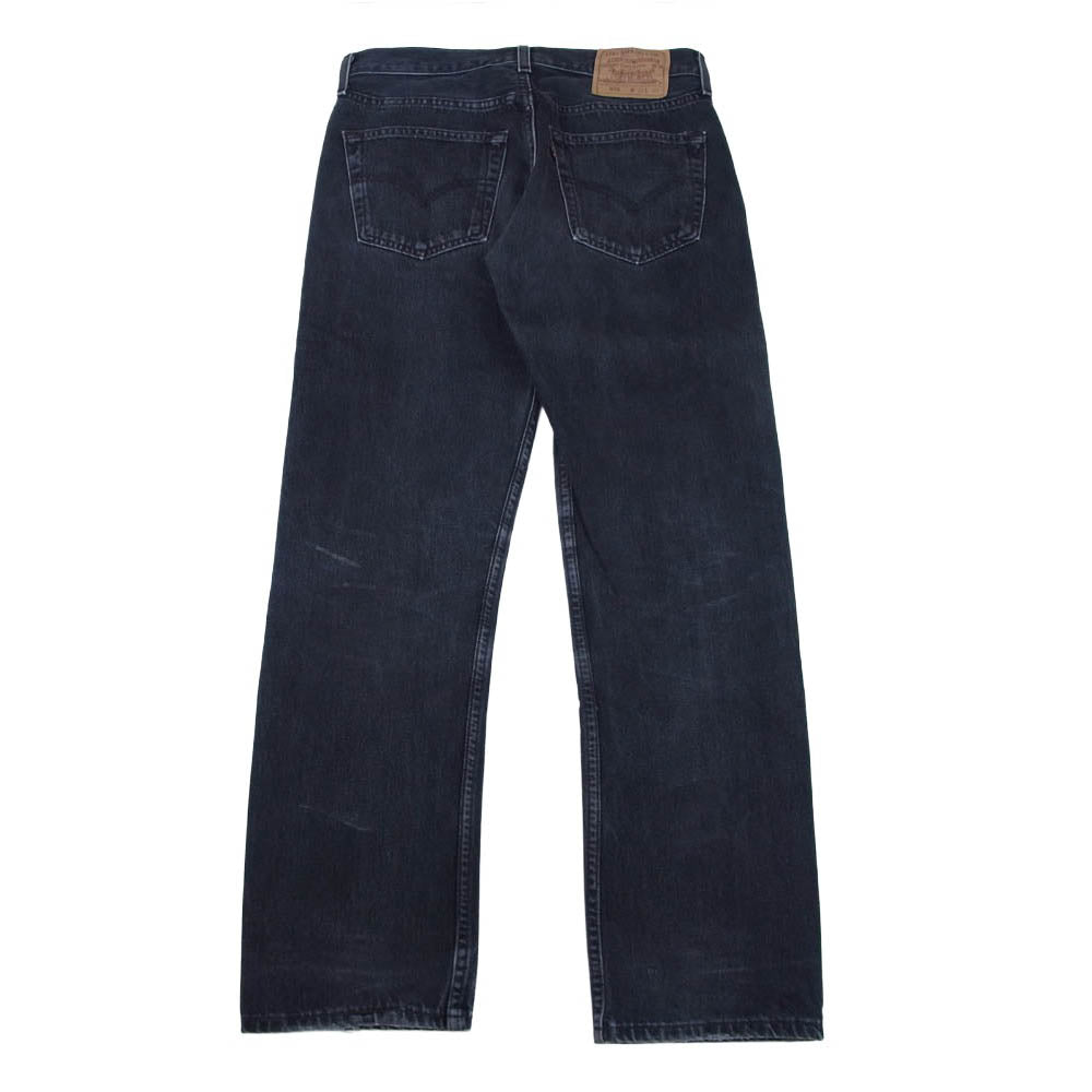 Levi's リーバイス 501-0660 90s USA製 501 ブラックマジック デニム パンツ ジーンズ 後染め ジーンズ ブラック系 W31L30【中古】