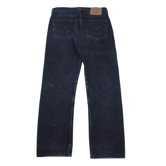 Levi's リーバイス 501-0660 90s USA製 501 ブラックマジック デニム パンツ ジーンズ 後染め ジーンズ ブラック系 W31L30【中古】