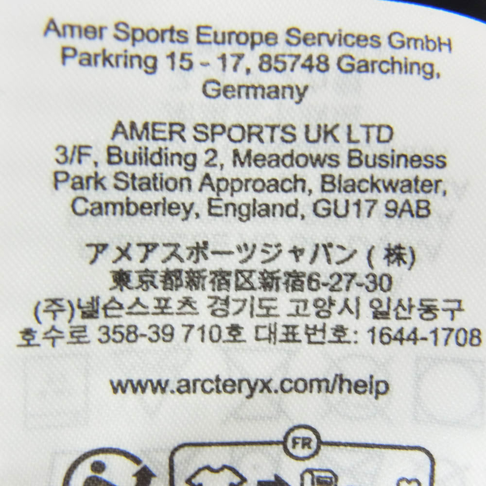 ARC'TERYX アークテリクス X000009929 Emblem Fleece Full-Zip Hoody エンブレム フリース フルジップ フーディ パーカー ジャケット ブラック系 M【中古】