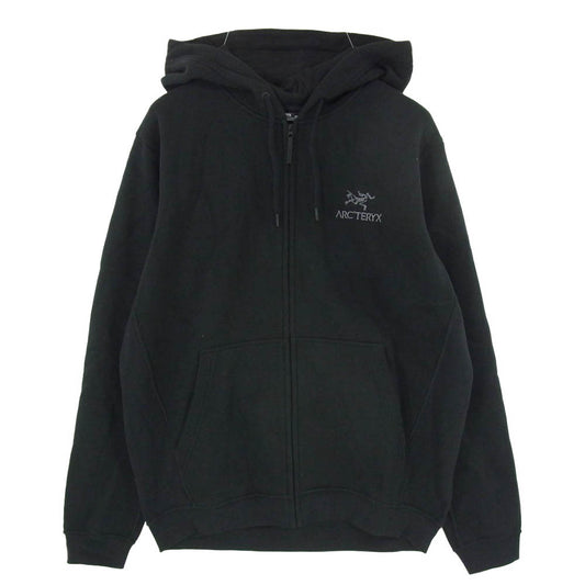 ARC'TERYX アークテリクス X000009929 Emblem Fleece Full-Zip Hoody エンブレム フリース フルジップ フーディ パーカー ジャケット ブラック系 M【中古】