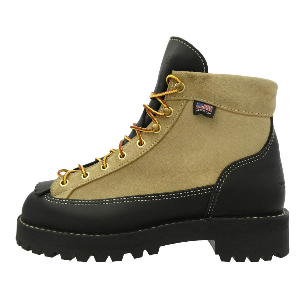 Danner ダナー 30116 USA製 DANNER LIGHT NORTHRUP ダナーライト ノースラップ スエード ブーツ ベージュ系 ブラック系 US7【中古】