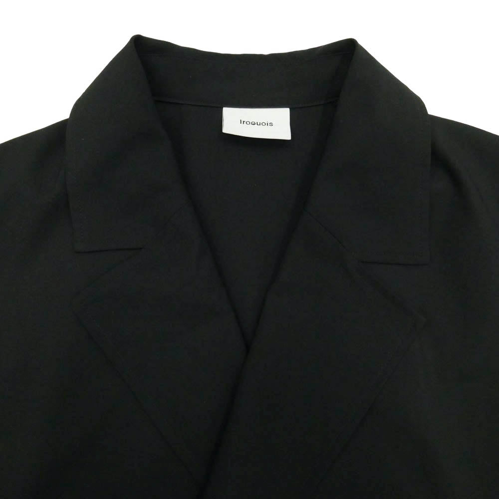 Iroquois イロコイ PE WEATHER STRECH JK ウエザー ストレッチ ジャケット ブラック系 1【中古】