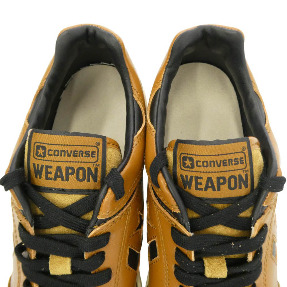 CONVERSE コンバース 26AW 33702850 × SOMA Katsufumi Tokunaga ソーマ 徳永勝文 トクナガカツフミ TimeLine Weapon J VTG 40th OX タイムライン ウエポン ローカット スニーカー ライトブラウン系 マルチカラー系 25cm【極上美品】【中古】