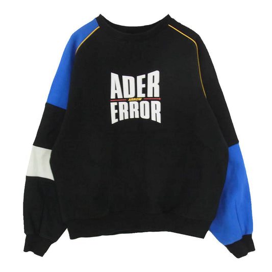 アーダーエラー 19SS 19ASSTO04BK2 ロゴプリント ラグラン スウェット ブラック系 A2【中古】
