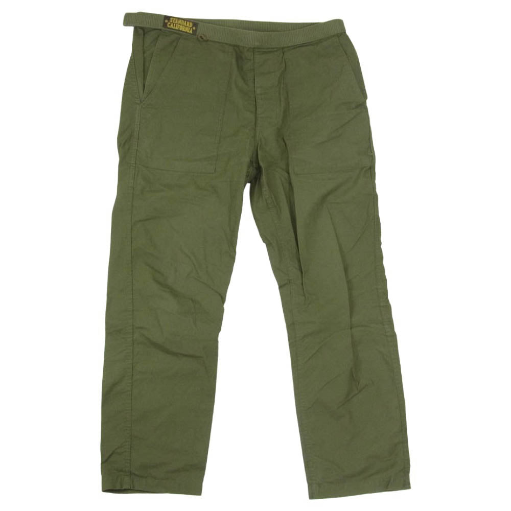 STANDARD CALIFORNIA スタンダードカリフォルニア SD Easy Fatigue Pants ファティーグ イージー ベイカー パンツ リップストップコットン オリーブ カーキ系 M【中古】