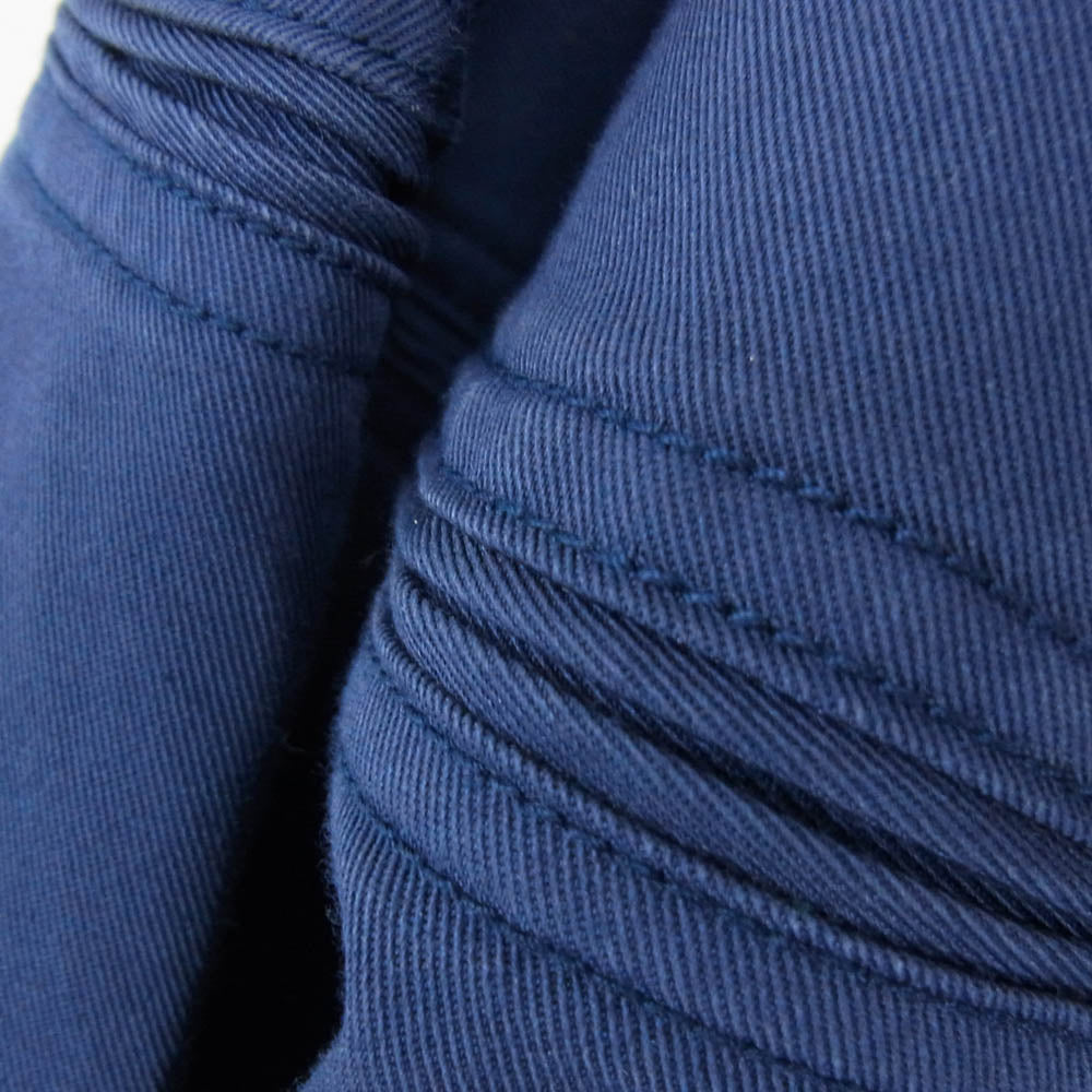 STANDARD CALIFORNIA スタンダードカリフォルニア 20SS SD Coolmax Stretch Twill Derby Jacket クールマックス ストレッチ ツイル ロゴ刺繍 ジップアップ ダービージャケット ネイビー系 L【中古】