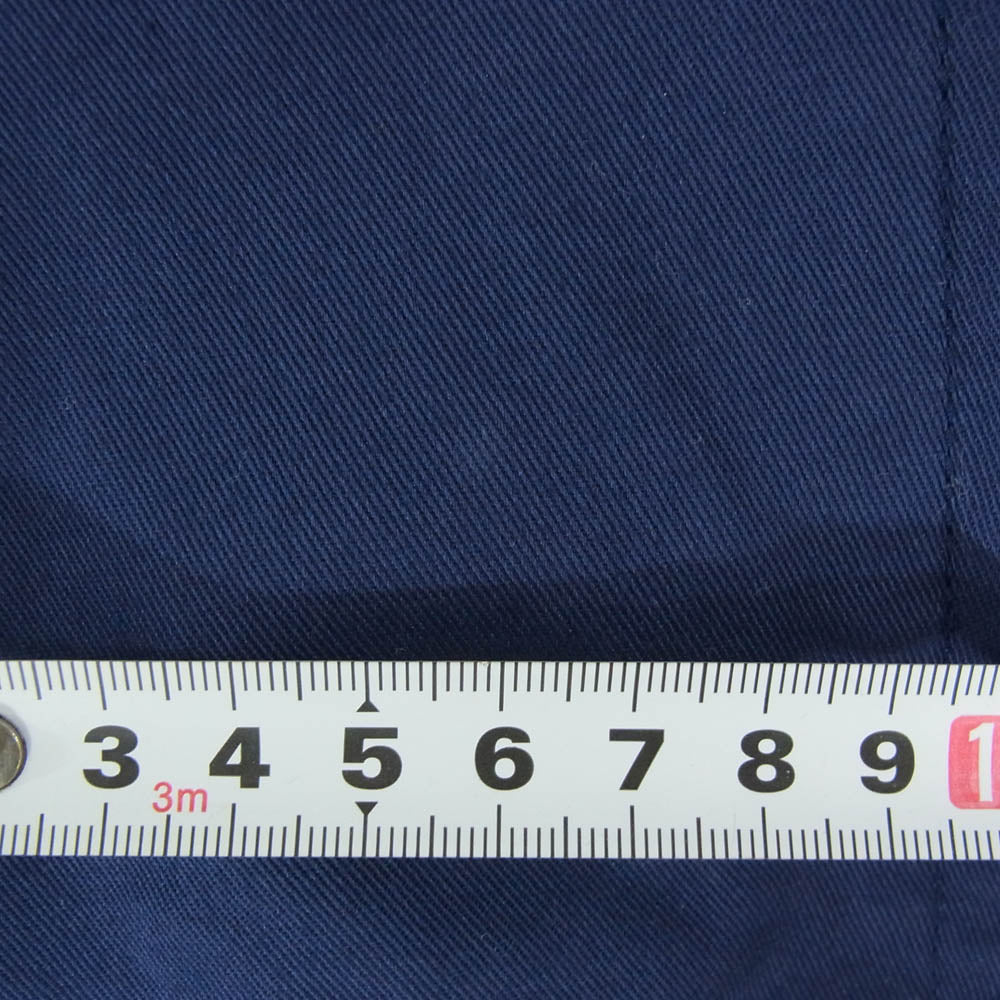 STANDARD CALIFORNIA スタンダードカリフォルニア 20SS SD Coolmax Stretch Twill Derby Jacket クールマックス ストレッチ ツイル ロゴ刺繍 ジップアップ ダービージャケット ネイビー系 L【中古】