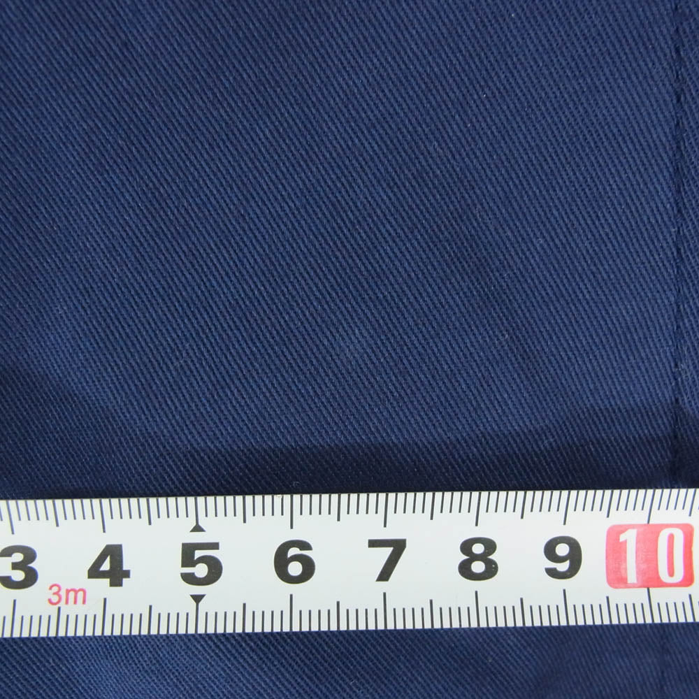 STANDARD CALIFORNIA スタンダードカリフォルニア 20SS SD Coolmax Stretch Twill Derby Jacket クールマックス ストレッチ ツイル ロゴ刺繍 ジップアップ ダービージャケット ネイビー系 L【中古】