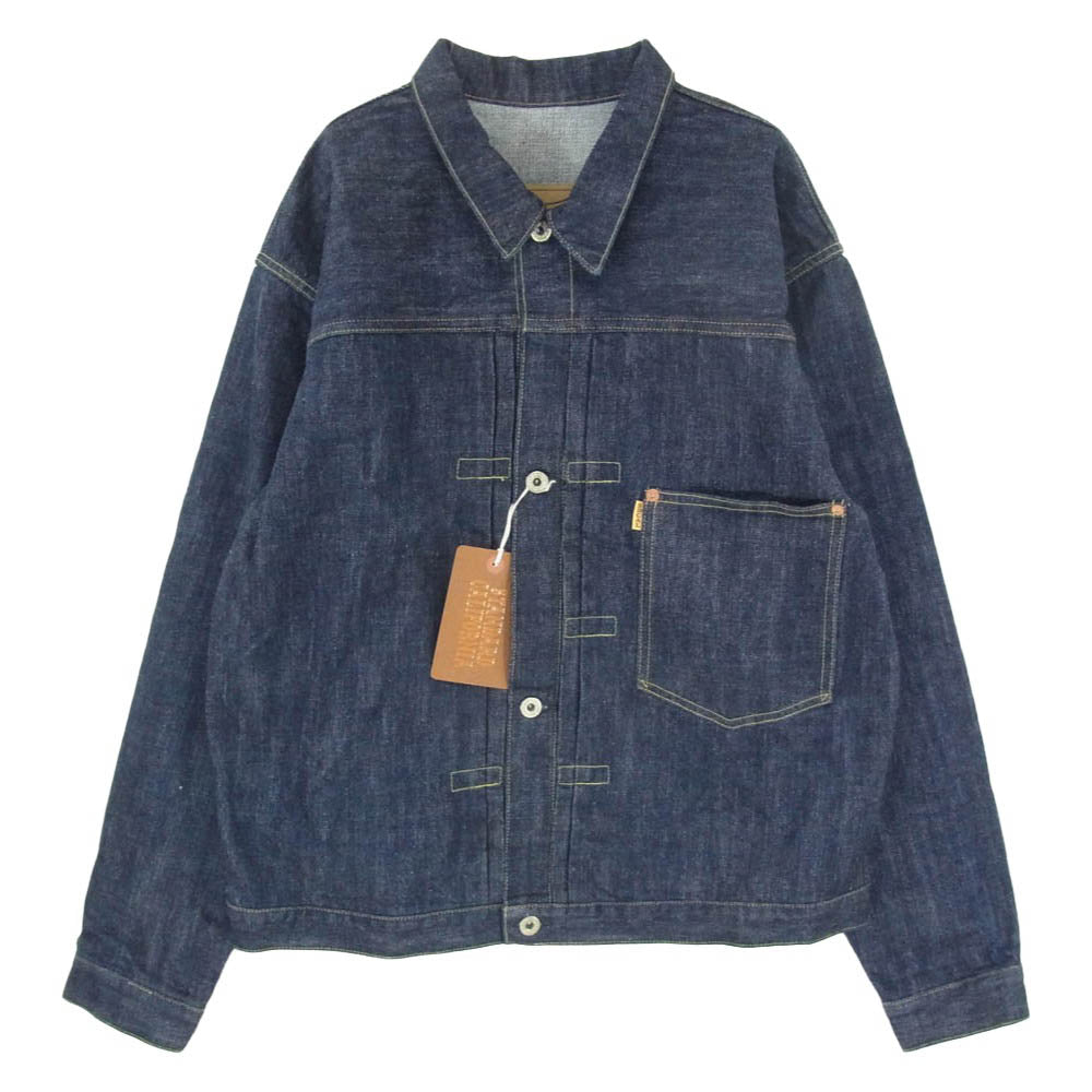 STANDARD CALIFORNIA スタンダードカリフォルニア 24SS OUDLA360 SD Denim Jacket S996 WW Ⅱ OW 大戦モデル ヴィンテージウォッシュ デニムジャケット インディゴブルー系 42【極上美品】【中古】