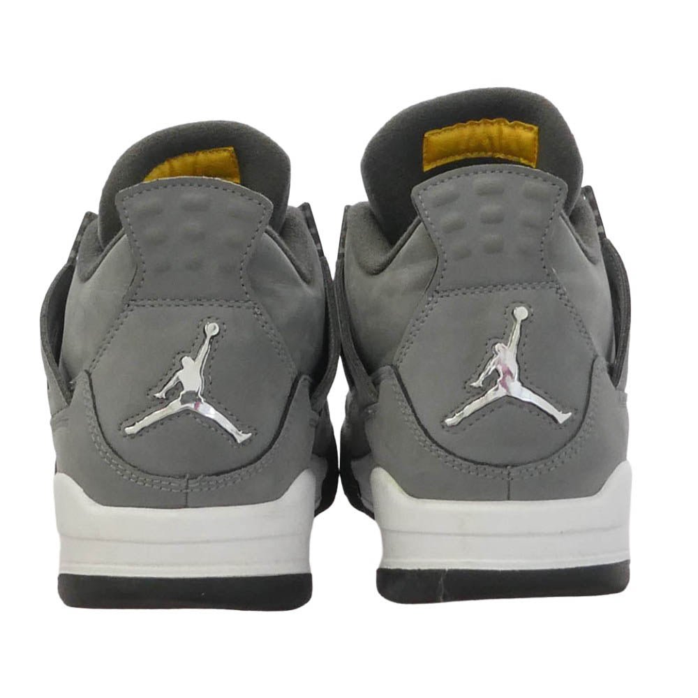 NIKE ナイキ 19AW 308497-007 Air Jordan 4 Cool Grey エアジョーダン4 クール グレー ハイカット スニーカー チャコール系 27cm【中古】