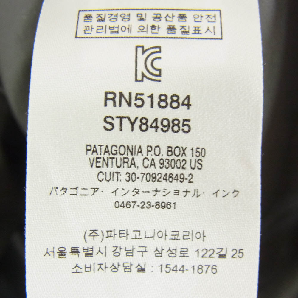 patagonia パタゴニア 19SS 84985SP19 19SS Calcite Jacket GORE-TEX カルサイト ジャケット ゴアテックス マウンテンパーカー ブラック系 M【中古】