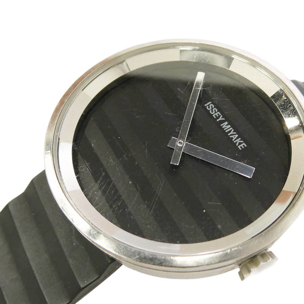 ISSEY MIYAKE イッセイミヤケ VJ20-0110 腕時計 ウォッチ ブラック系【中古】
