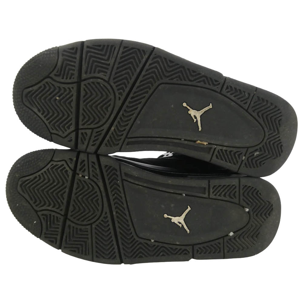 NIKE ナイキ IB4171-010 GS Air Jordan 4 Black Cat AJ4 エアジョーダン4 ハイカット スニーカー ブラック系 23.5cm【中古】