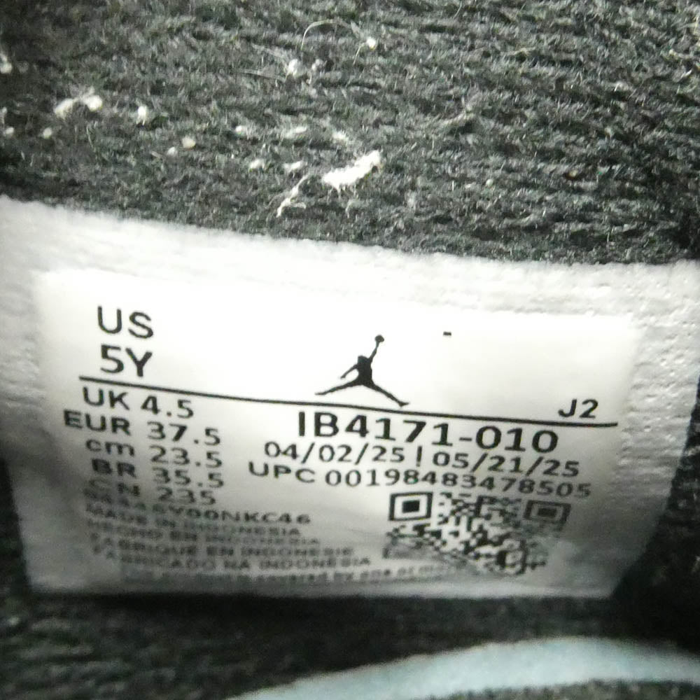 NIKE ナイキ IB4171-010 GS Air Jordan 4 Black Cat AJ4 エアジョーダン4 ハイカット スニーカー ブラック系 23.5cm【中古】