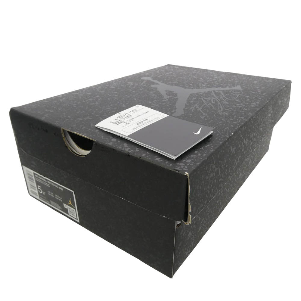 NIKE ナイキ IB4171-010 GS Air Jordan 4 Black Cat AJ4 エアジョーダン4 ハイカット スニーカー ブラック系 23.5cm【中古】