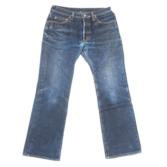 IRON HEART アイアンハート LOT461 21oz EXTRA HEAVY DENIM エクストラ ヘビー ストレート ブーツカット デニムパンツ ジーンズ インディゴブルー系 32【中古】