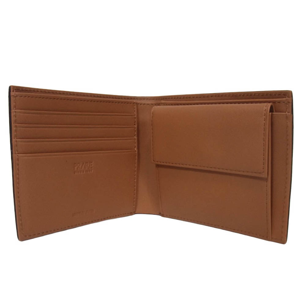 プレリー ギンザ NP12223 CORDOVAN 1957 Bifold Wallet コードバン 二つ折り財布 小銭入れ付き ブラック系 01【新古品】【未使用】【中古】