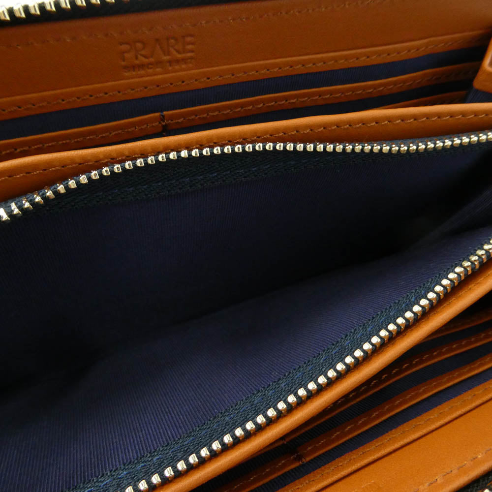プレリー ギンザ NP12030 CORDOVAN 1957 Round Zipper Long Wallet コードバン ラウンド ファスナー 長財布 ブラック系 01【新古品】【未使用】【中古】
