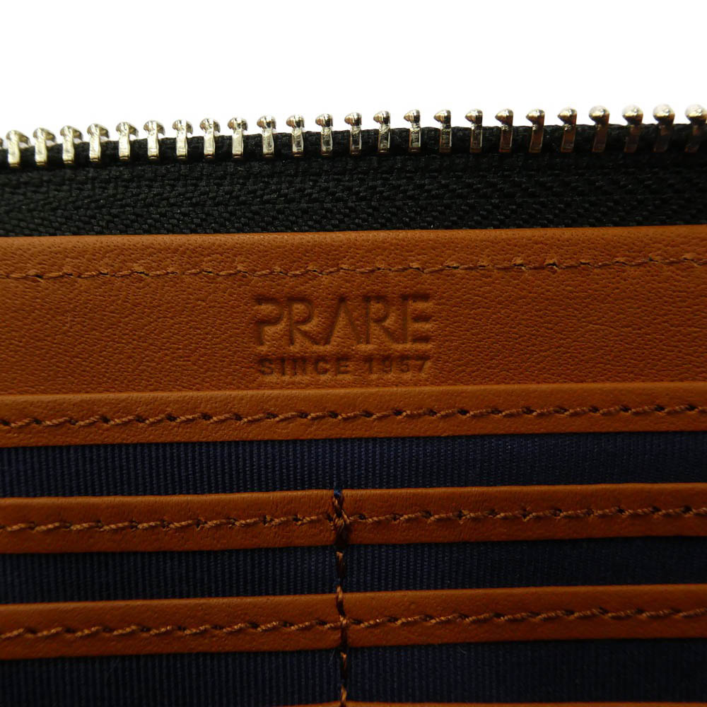プレリー ギンザ NP12030 CORDOVAN 1957 Round Zipper Long Wallet コードバン ラウンド ファスナー 長財布 ブラック系 01【新古品】【未使用】【中古】