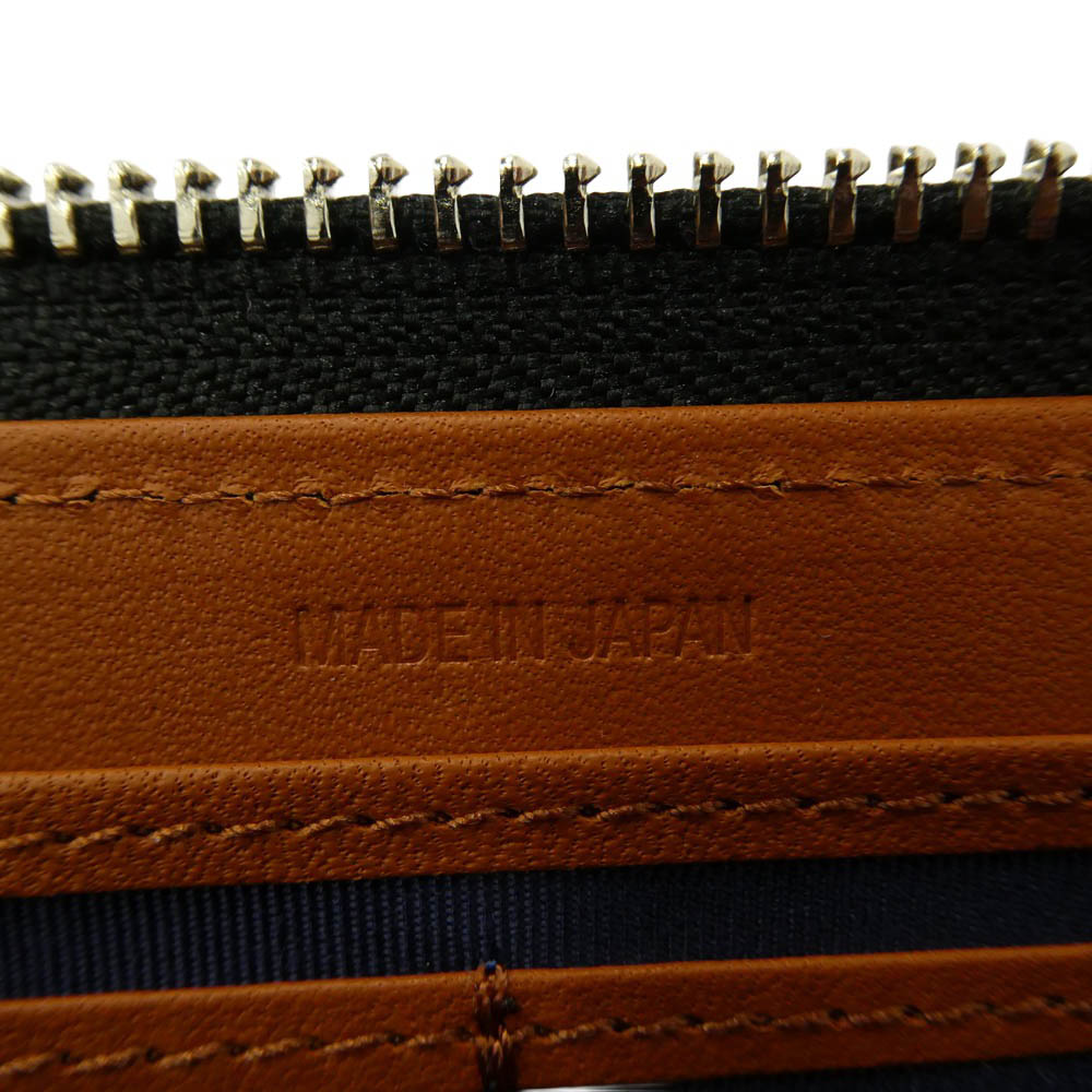 プレリー ギンザ NP12030 CORDOVAN 1957 Round Zipper Long Wallet コードバン ラウンド ファスナー 長財布 ブラック系 01【新古品】【未使用】【中古】