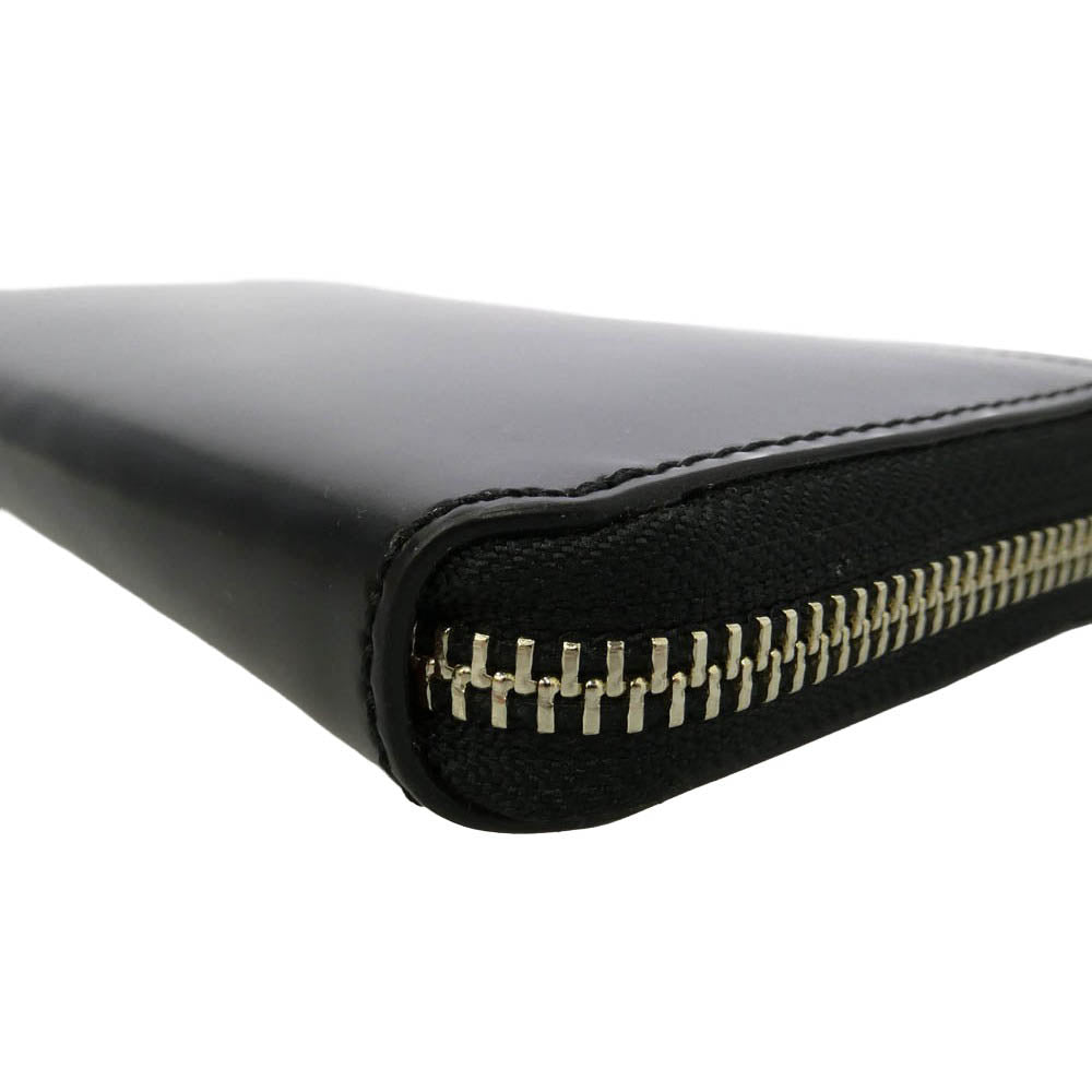 プレリー ギンザ NP12030 CORDOVAN 1957 Round Zipper Long Wallet コードバン ラウンド ファスナー 長財布 ブラック系 01【新古品】【未使用】【中古】