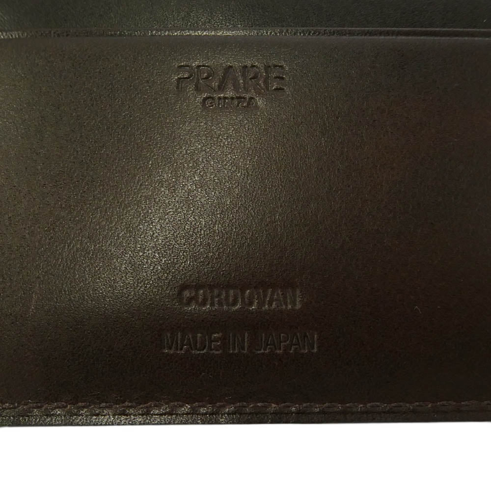 プレリー ギンザ NP49038 Natural Cordovan Long Wallet ナチュラル コードバン 長財布 ブラック系 01【新古品】【未使用】【中古】