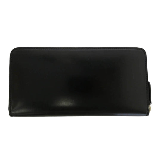 プレリー ギンザ NP49140 Natural Cordovan Round Zipper Long Wallet ナチュラル コードバン ラウンドファスナー 長財布 ブラック系 01【極上美品】【中古】