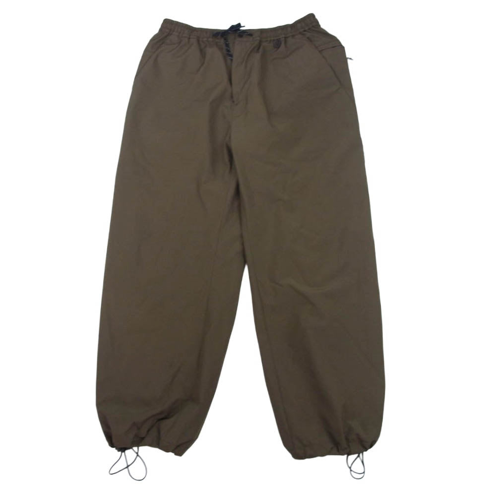 プラスフェニックス 24SS P0B-24031CE WINDSTOPPER by GORE-TEX LABS CITY WADING PANTS クレスト ウィンドストッパー ゴアテックス シティ ウェーディング ドローコード ウエストゴム イージーパンツ ブラウン系 1【中古】