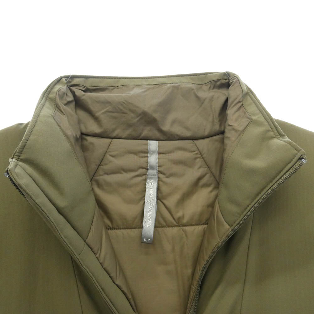 ARC'TERYX アークテリクス 25251 VEILANCE ヴェイランス 18年製 Mionn Insulated Jacket マイオン インサレーテッド 中綿 ジャケット カーキ系 S【中古】