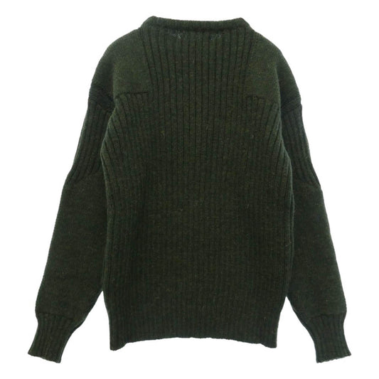 Nigel Cabourn ナイジェルケーボン 8049-14-40010 LE5 BEETHAM SWEATER BRITISH WOOL ビーサム ニット セーター ダークグリーン系 46【中古】