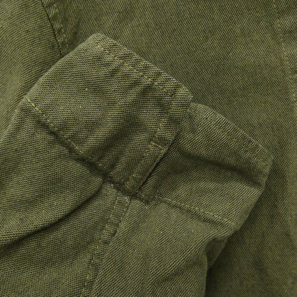Nigel Cabourn ナイジェルケーボン 8046-13-80020 LYBRO NAVVIE BLAZER COTTON BROKEN TWILL ライブロ ナビブレザー コットン ブロークン ツイル ダークグリーン系 46【中古】