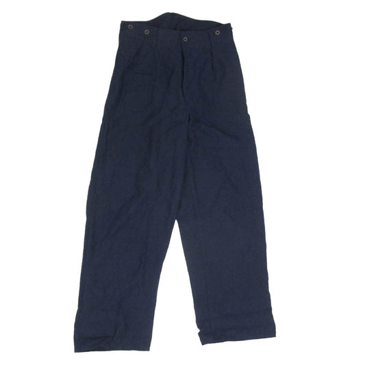 Nigel Cabourn ナイジェルケーボン 8052-00-50001 30s FRENCH WORK PANT フレンチ ワーク パンツ リネン ニドム ネイビー系 30【中古】