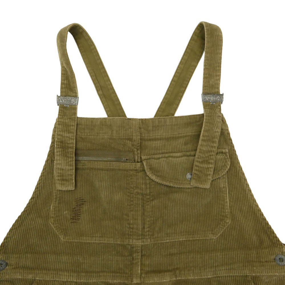 Nigel Cabourn ナイジェルケーボン 8047-13-50510 LYBRO ライブロ P-53 ダンガリー コーデュロイ オーバーオール ベージュ系 48【中古】