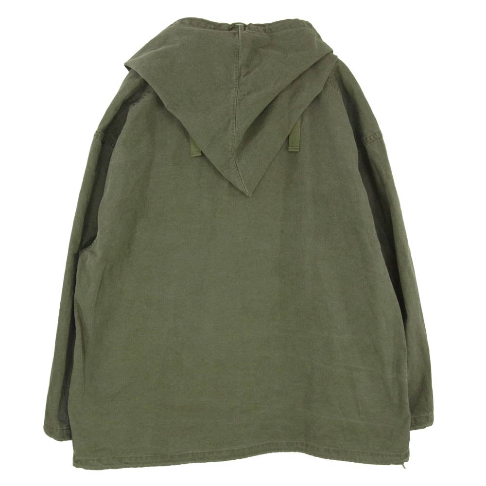 Nigel Cabourn ナイジェルケーボン 8050-00-30008 GUNNER JACKET ガンナー フーデッド ジャケット カーキ系 48【中古】