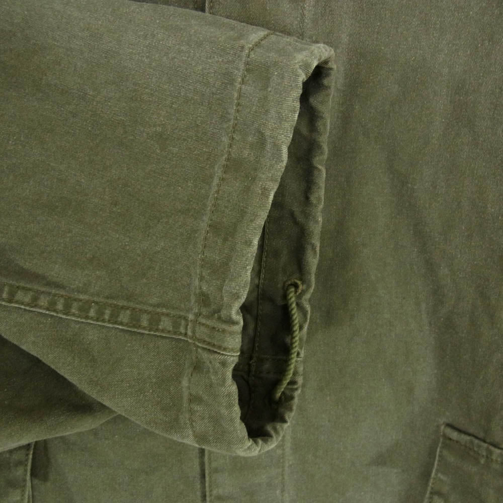 Nigel Cabourn ナイジェルケーボン 8050-00-30008 GUNNER JACKET ガンナー フーデッド ジャケット カーキ系 48【中古】