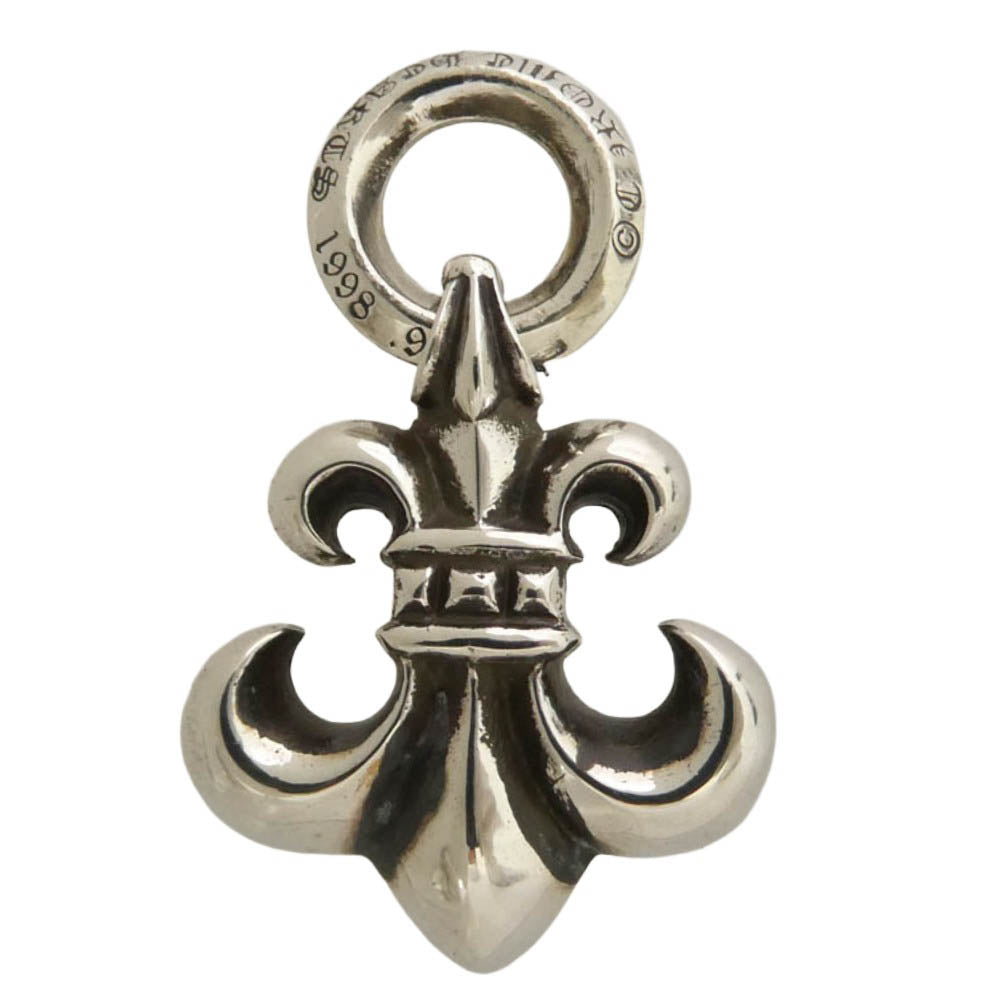 CHROME HEARTS クロムハーツ（原本無） BS FLUER CHARM BSフレアチャーム ペンダントトップ シルバー系【中古】