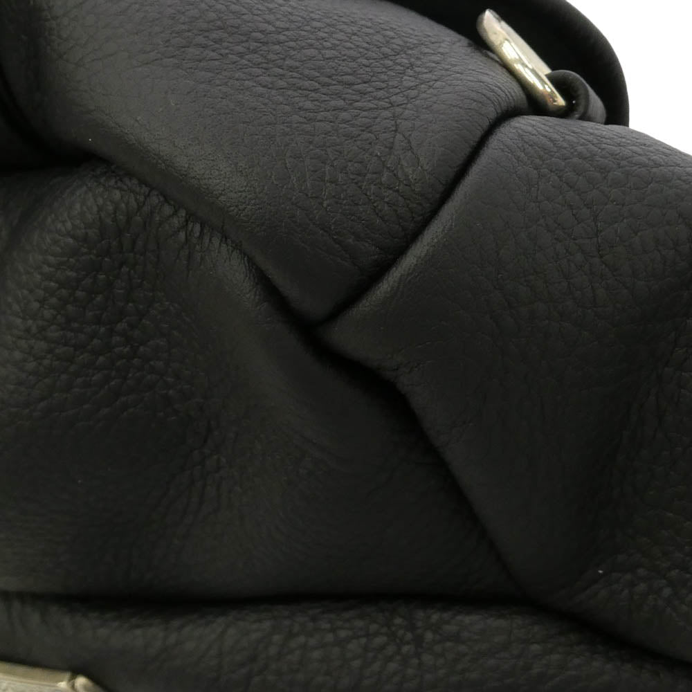 CHROME HEARTS クロムハーツ（原本無） SNAT PACK #1 スナットパック レザー ボディバッグ ウエストバッグ ブラック系【美品】【中古】
