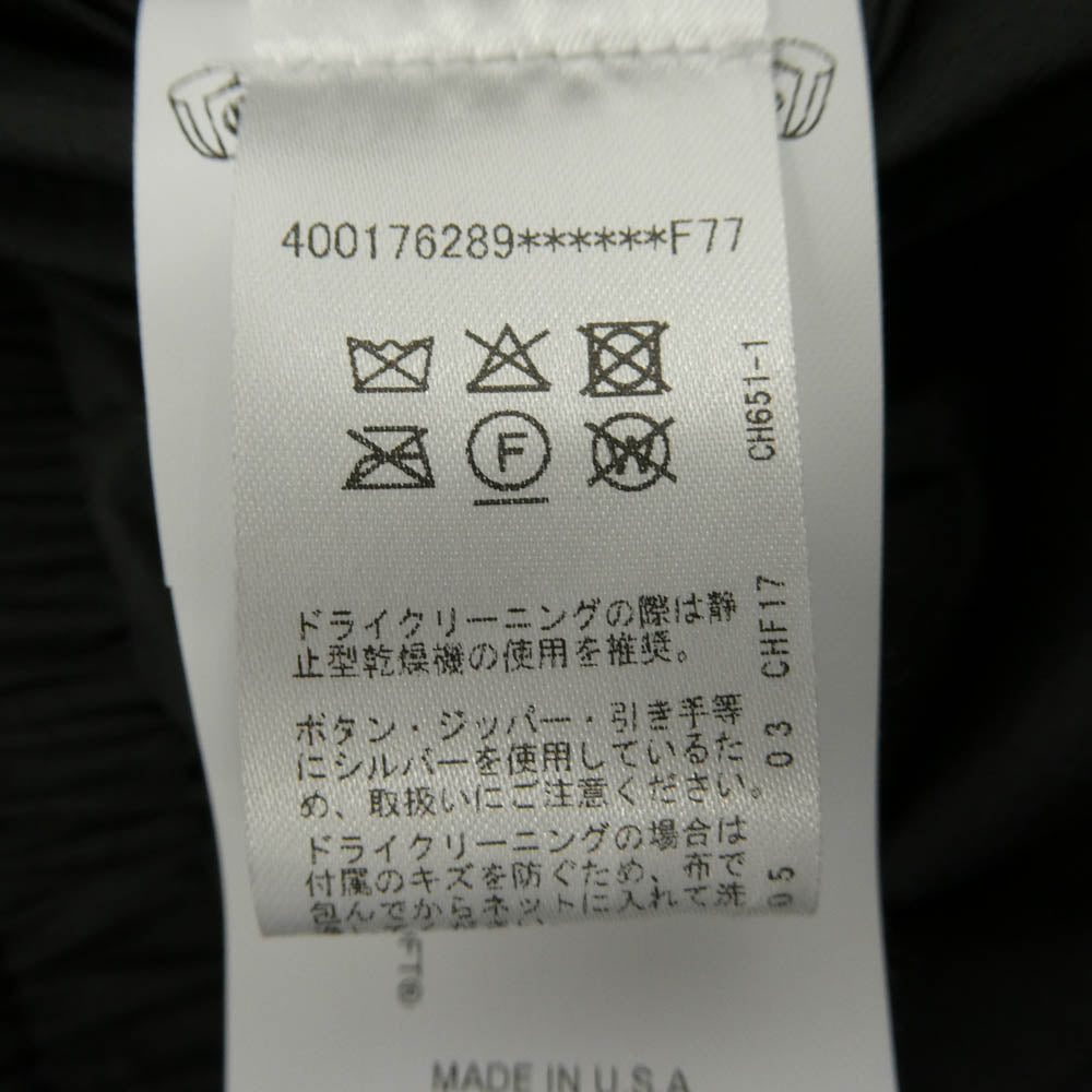 CHROME HEARTS クロムハーツ（原本無） 国内正規品 U MATCH POINT NYLN CH刺繍 ダガージップ 総柄 ナイロン 中綿ブルゾン ジャケット ブラック系 L【中古】
