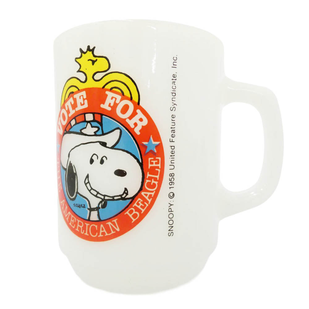ファイヤーキング 1980 COLLECTORS SERIES NO. 2 スヌーピー マグカップ ホワイト系 マルチカラー系【中古】