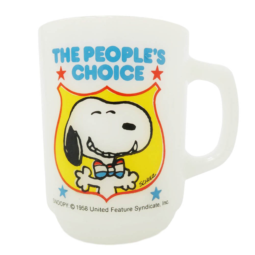 ファイヤーキング スヌーピー プレジデントNo.4 マグカップ ホワイト系 マルチカラー系【中古】