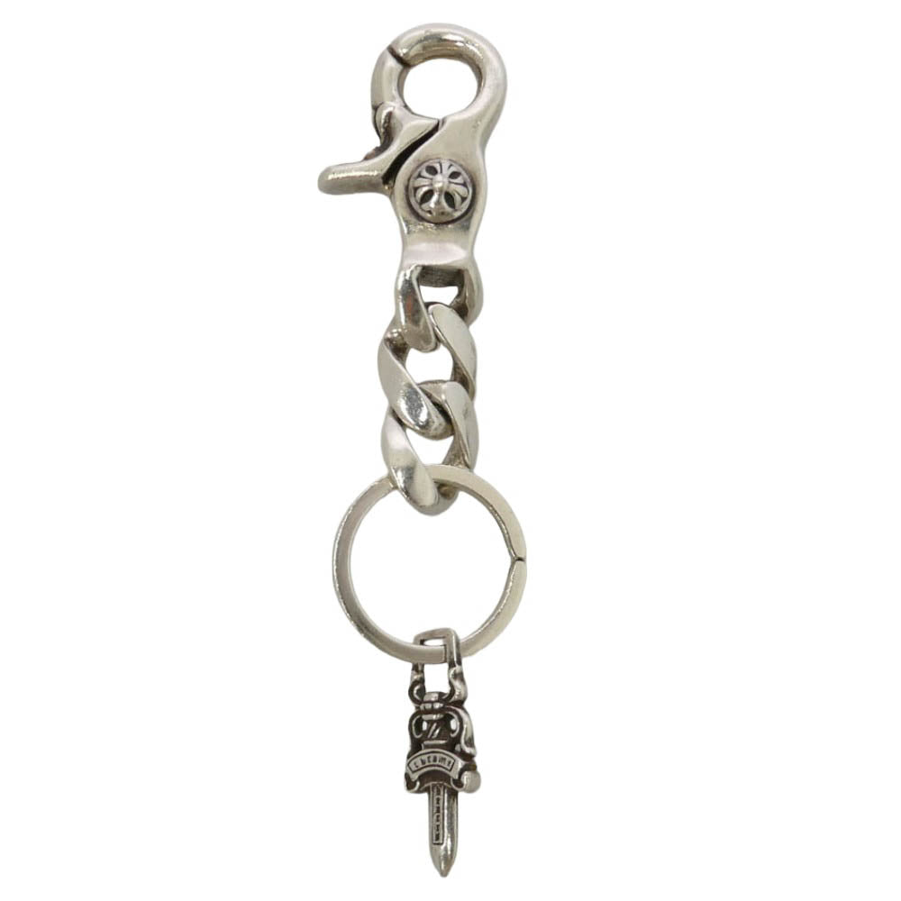 CHROME HEARTS クロムハーツ（原本無） CLP CHN CLASSIC-S ショートクラシックリンク #5ダガー キーチェーン キーリング シルバー系【中古】