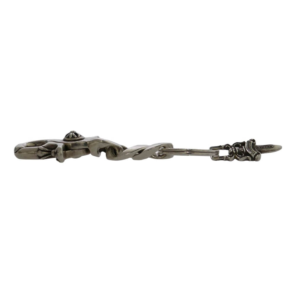 CHROME HEARTS クロムハーツ（原本無） CLP CHN CLASSIC-S ショートクラシックリンク #5ダガー キーチェーン キーリング シルバー系【中古】