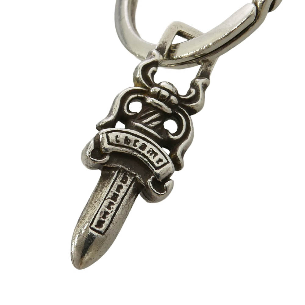 CHROME HEARTS クロムハーツ（原本無） CLP CHN CLASSIC-S ショートクラシックリンク #5ダガー キーチェーン キーリング シルバー系【中古】