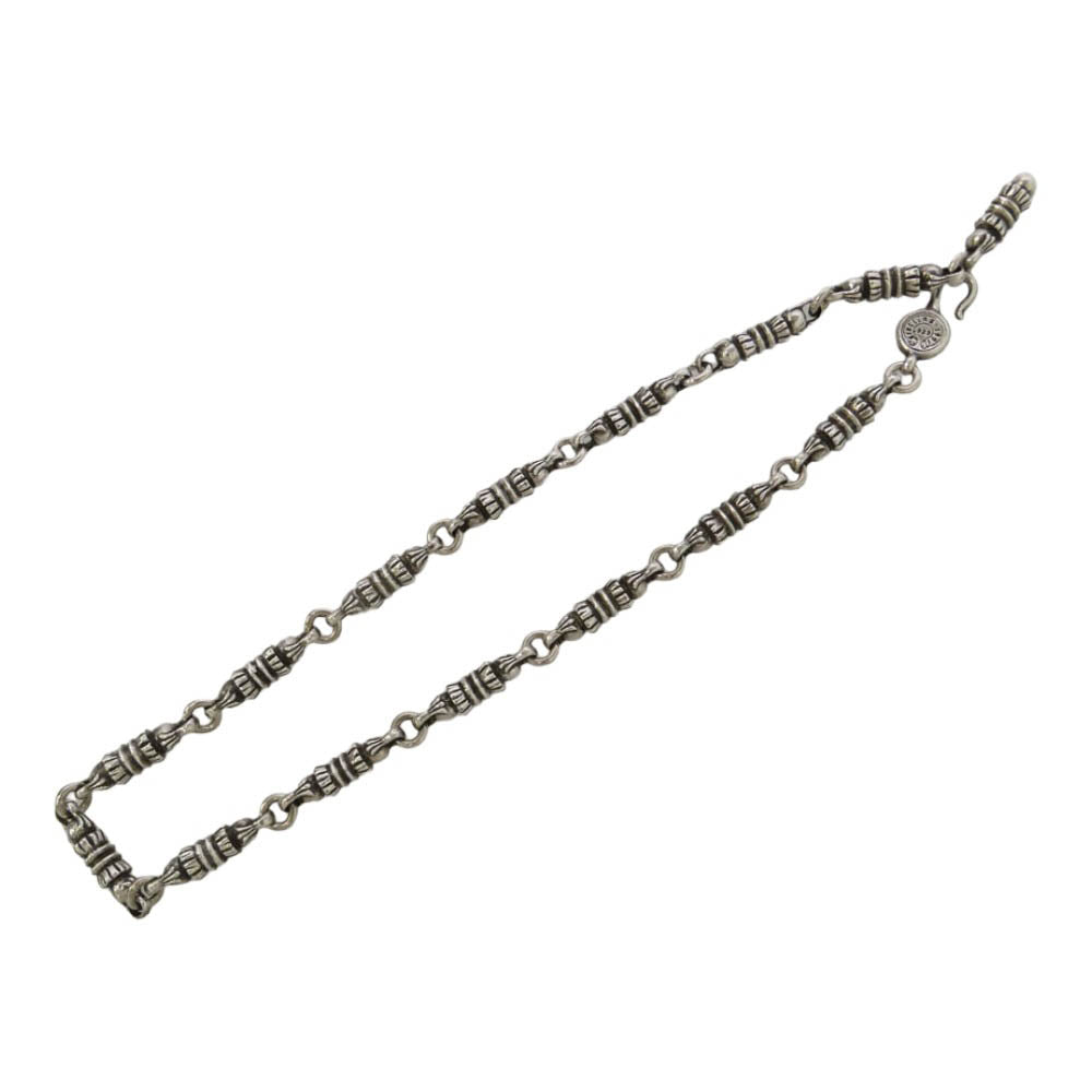 CHROME HEARTS クロムハーツ（原本無） BARREL LINK バレルリンク チェーン ネックレス シルバー系【中古】