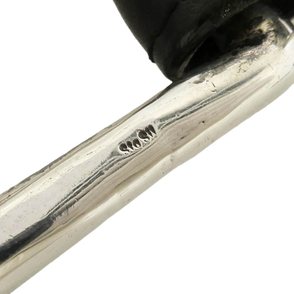CHROME HEARTS クロムハーツ（原本無） 33inch BLT ROLLER 3PC1.0 1.0inch 3PCローラー レザー ベルト ブラック系 33【中古】
